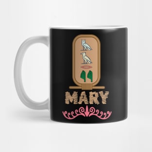 MARY-American names in hieroglyphic letters,  a Khartouch Mug